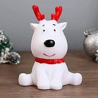 Настольный светильник "Олененок с рожками" 1Вт Белый картинка 